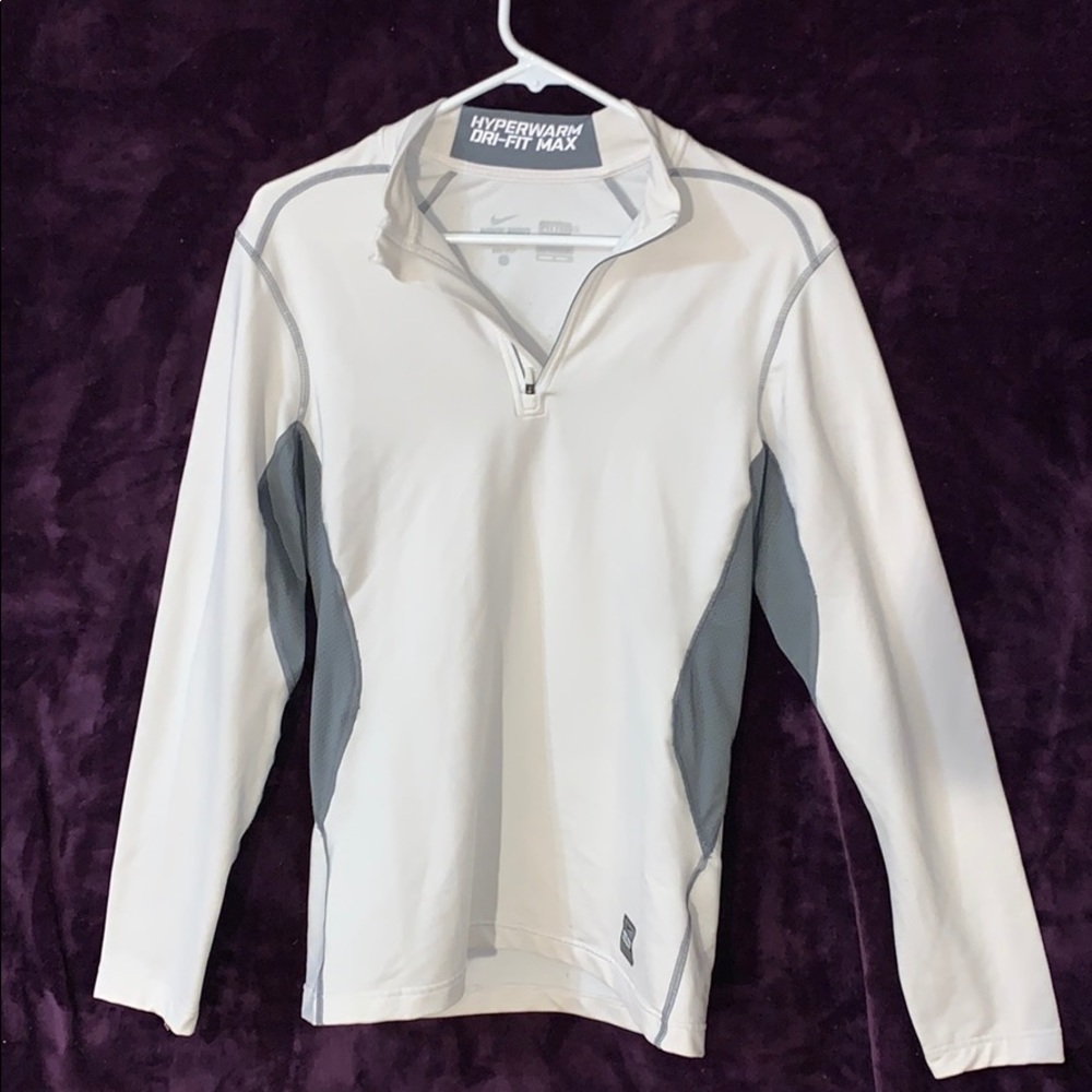 Nike long sleeve quarter zip workout top